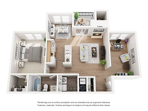 Floor plan Garland