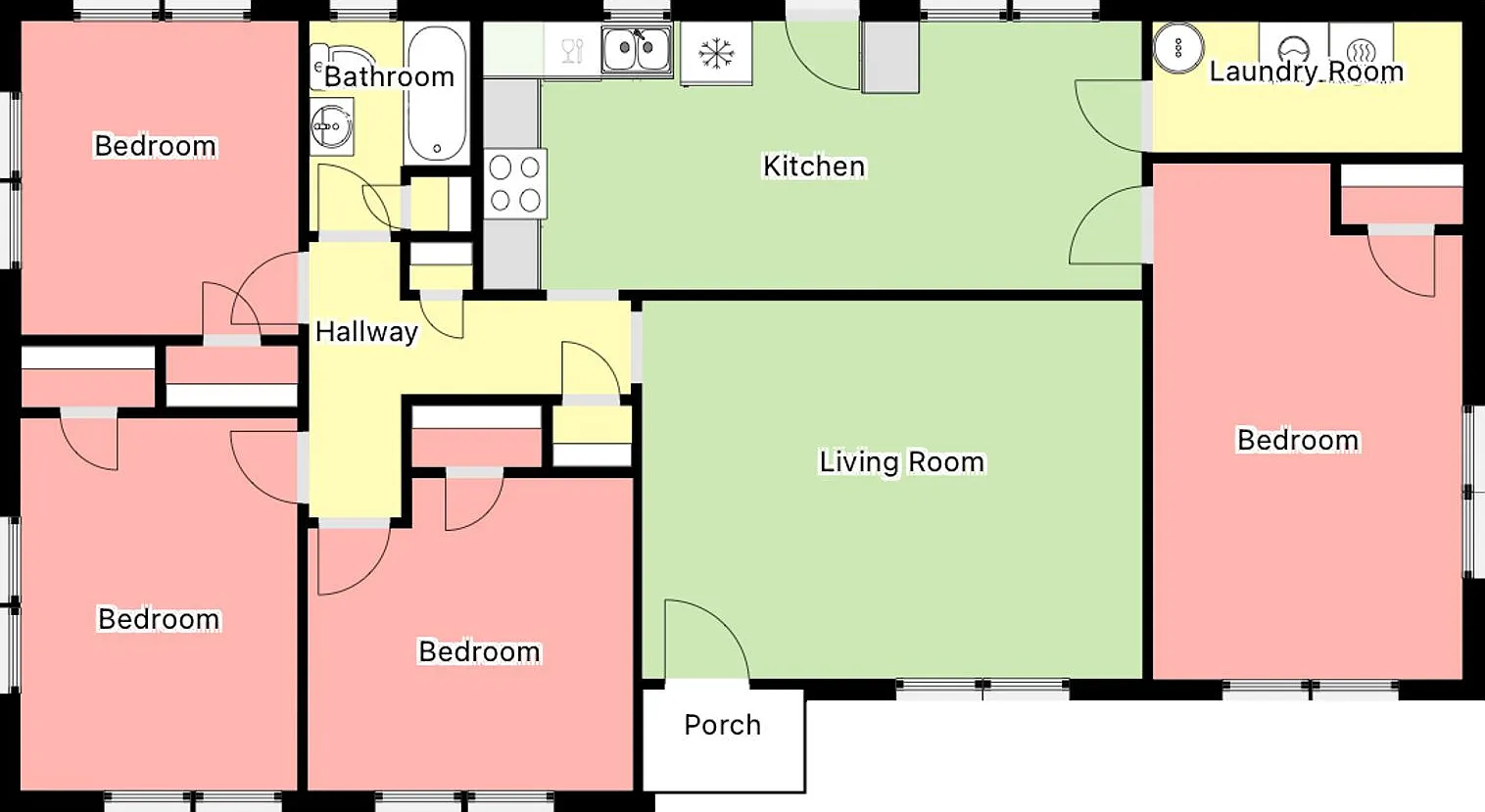 4-Bedroom 1-Bath House in Killough Springs Community — Photo 2