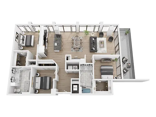 Floor plan Penthouse - A3
