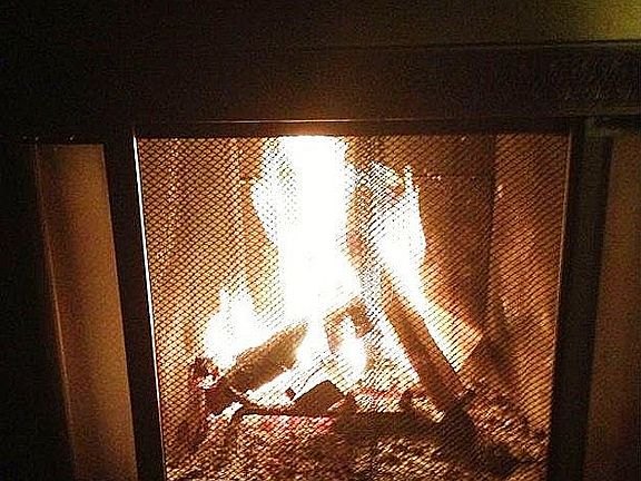 Authentic Working Fireplace