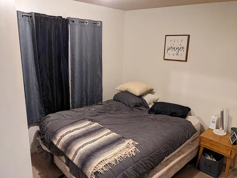 Upstairs corner bedroom