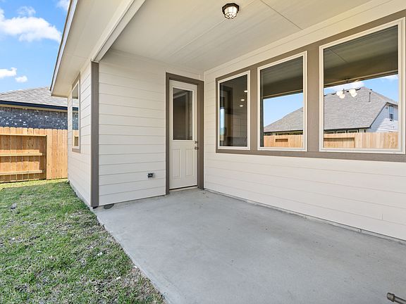 The covered patio is perfect for your outdoor living space, patio furniture, bbq pit and so much mor