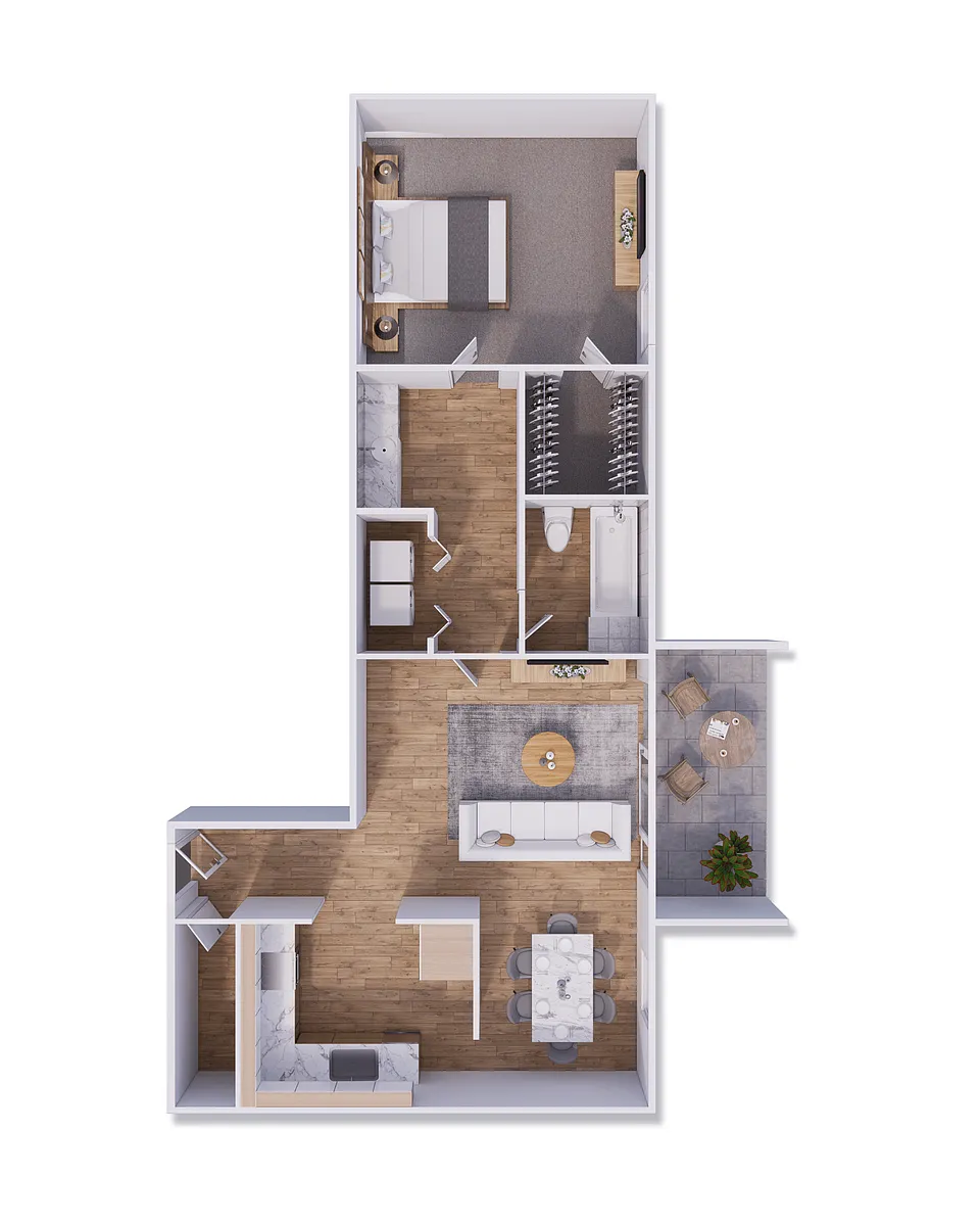Floor plan South A1