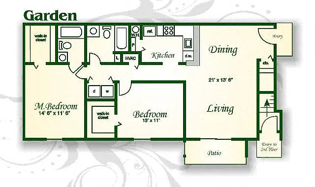 Floor plan The Hatteras Garden