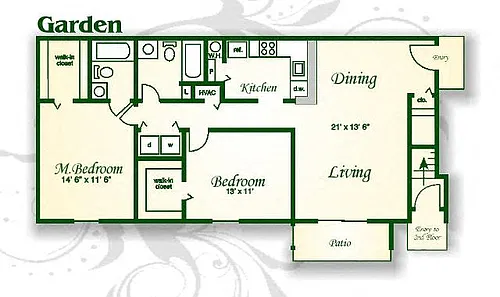 Floor plan The Hatteras Garden