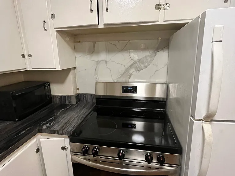 Kitchen, new glass top range