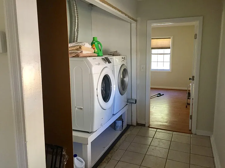 Laundry Area & Master Bedroom Walkway