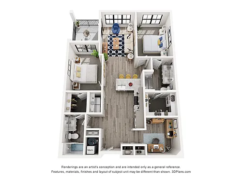 Floor plan Shoreline - D2.A-120