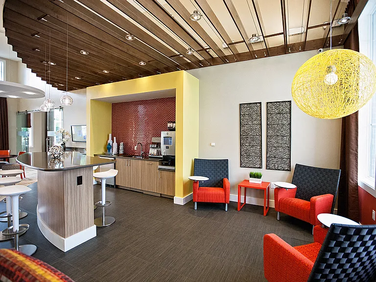 24-Hour Clubhouse with Coffee Bar and Wi-Fi