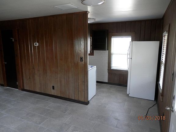 Living room into kitchen