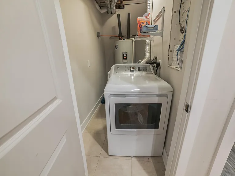 Large In Unit washer and dryer (washer behind dryer in photo)