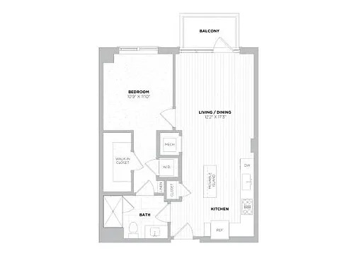 Floor plan Dylan 1A.3