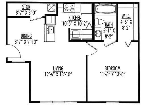 Floor plan The Sconset 60%