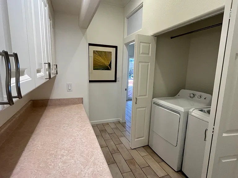 Washer and dryer in hallway