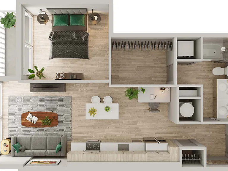 A7 floor plan 400H