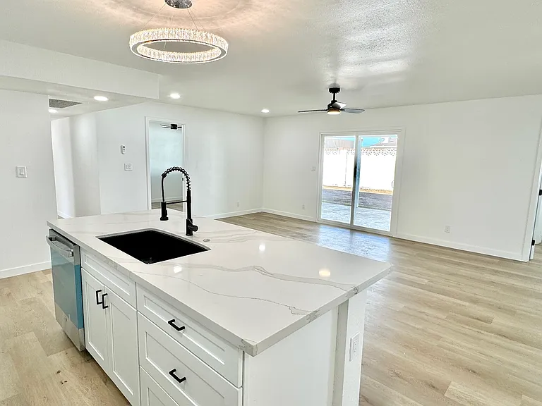 Kitchen/Dining/Living Space