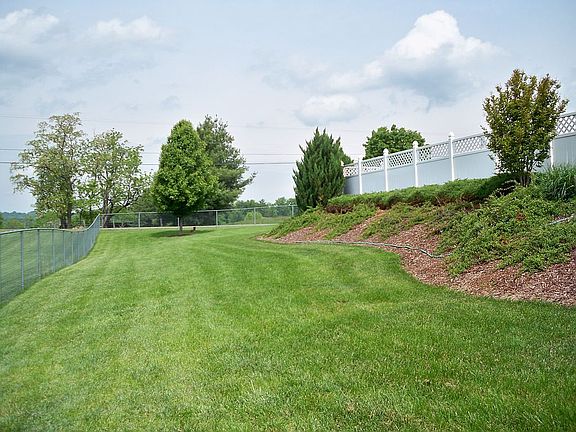 Backside of pool area