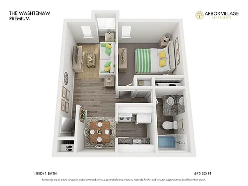 Floor plan Washtenaw Premium