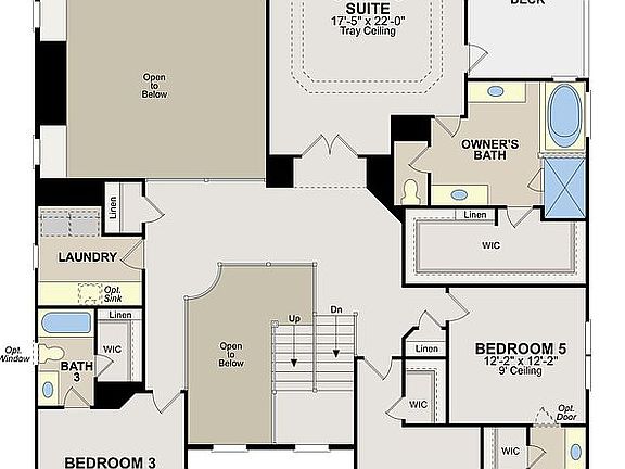 2nd level floor plan