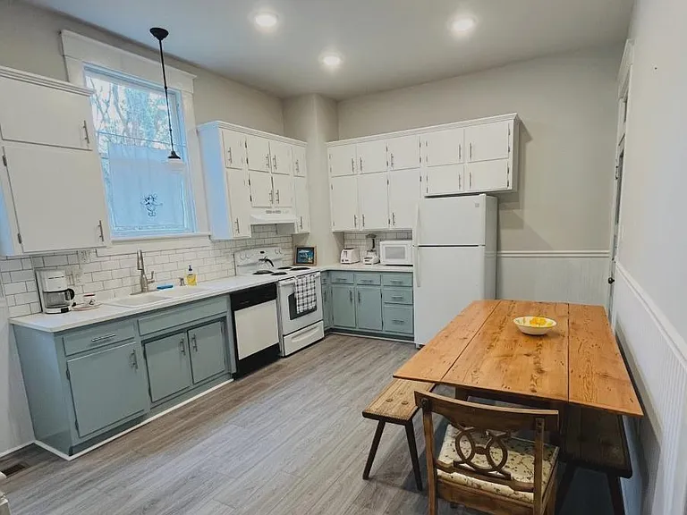huge kitchen with pantry