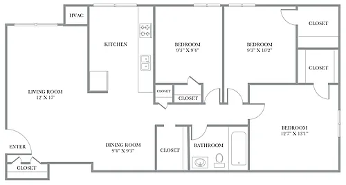 Floor plan Newport (Renovated)