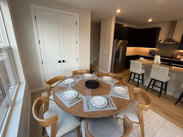 Dining table for six