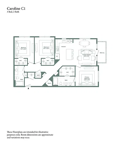 Floor plan C180 - C180