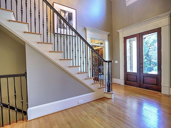 Bright and welcoming foyer. 
