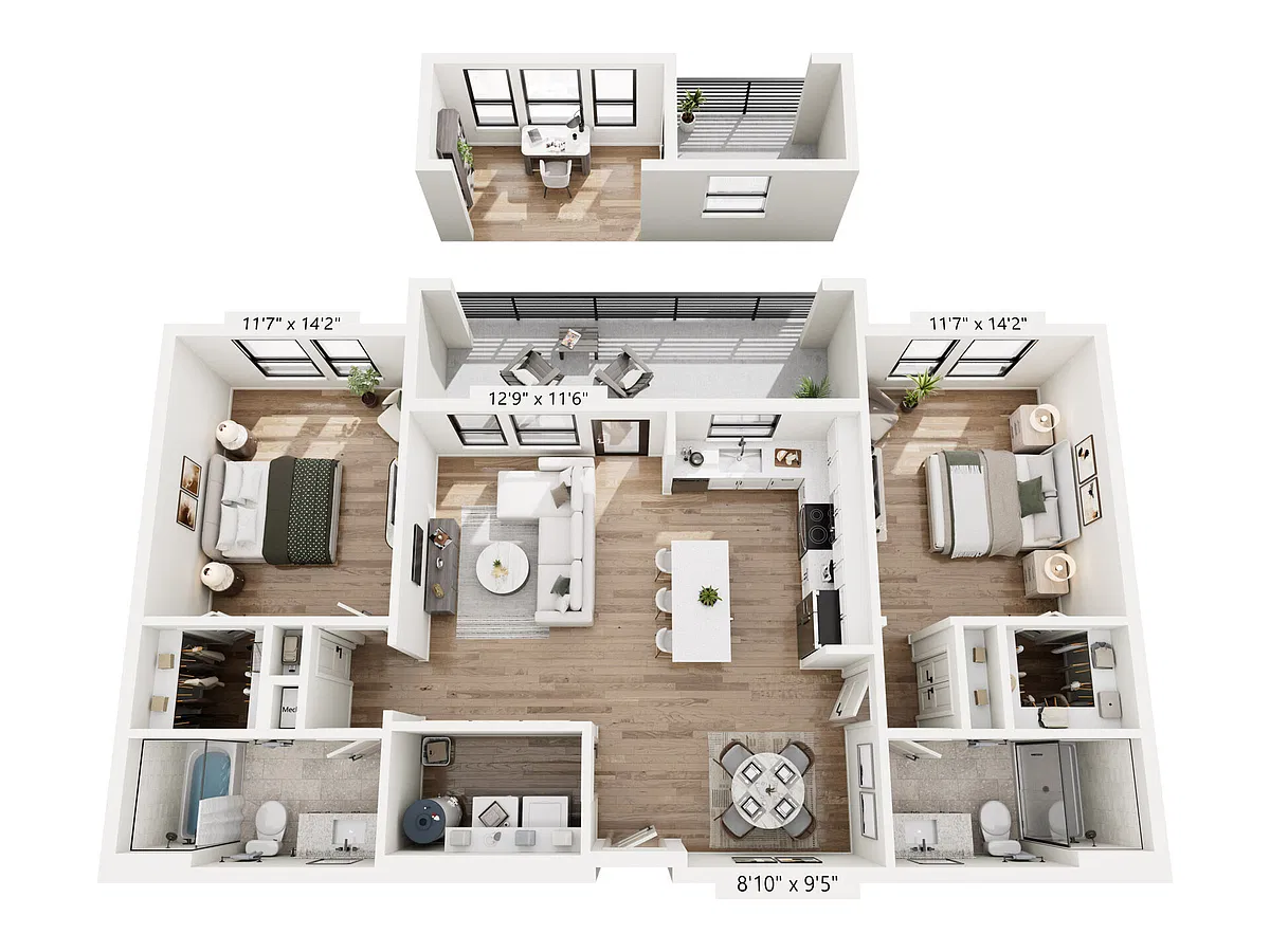 Floor plan B1