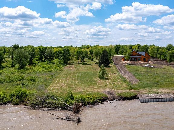 Lake view of the lot