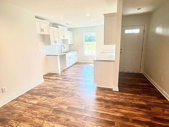 Kitchen and front door entry