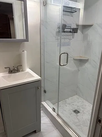 Basement bathroom