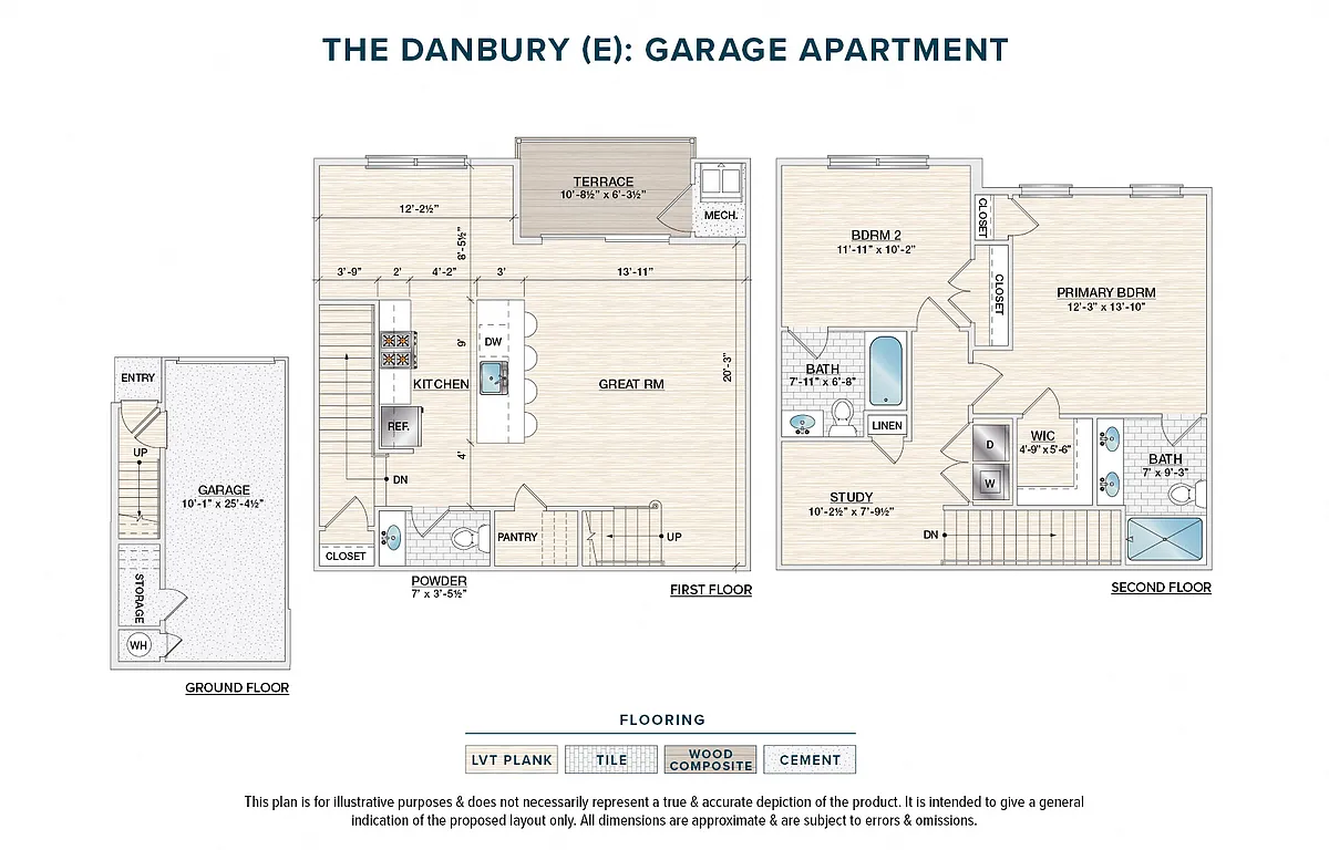 Floor plan The Danbury (E)