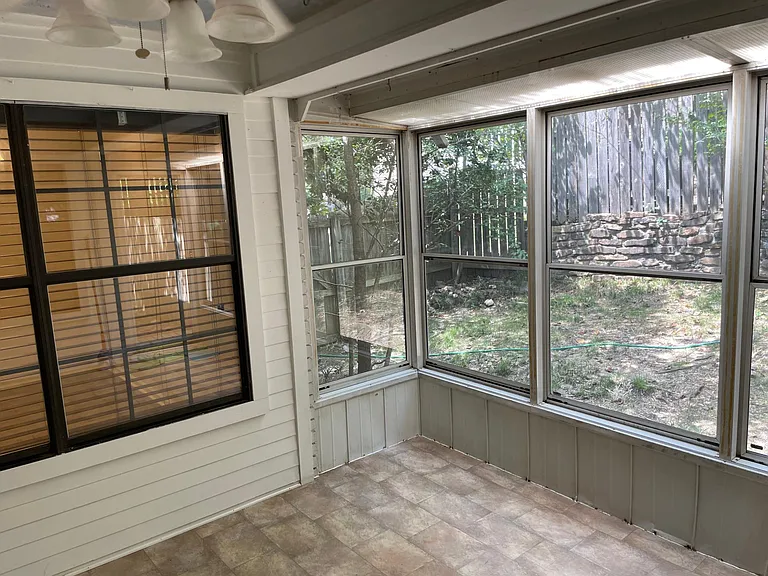 enclosed patio