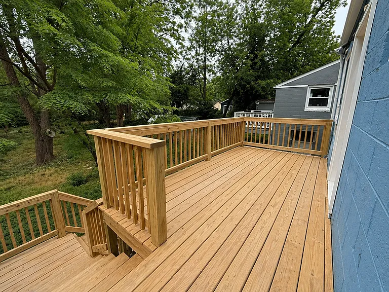 Balcony - back of house