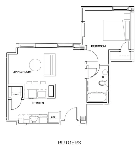 Floor plan Rutgers