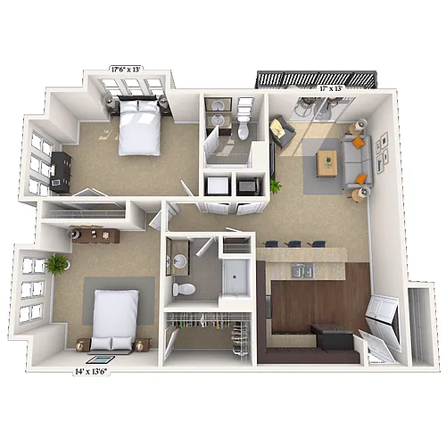 Floor plan Prague II