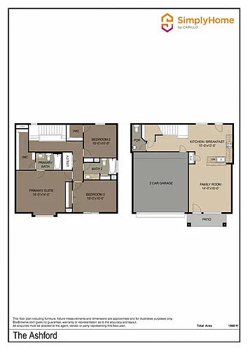 Floor plan 13307 Ella View Lane