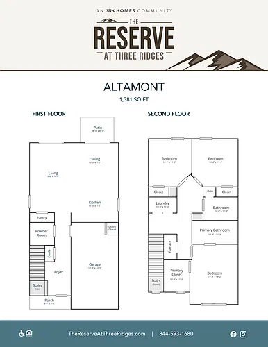 Floor plan 7365 Acorn Valley Lane