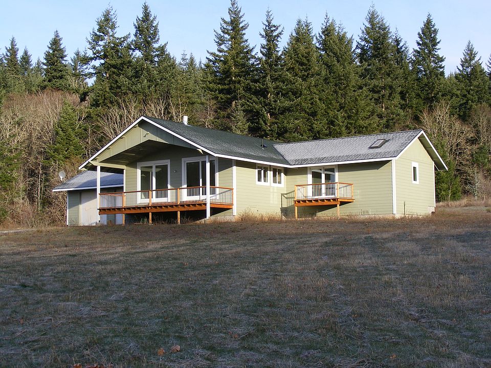 This is the house. The far left is the oversize garage with two overhead doors.