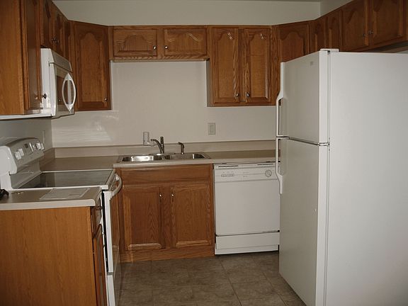 Glass top range, diswasher & fridge with ice