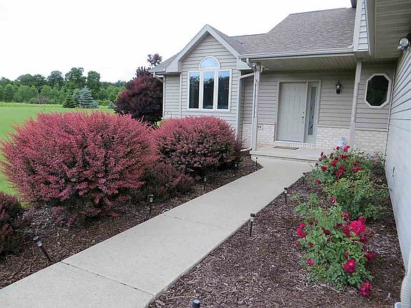 Nicely Landscaped Front Entrance