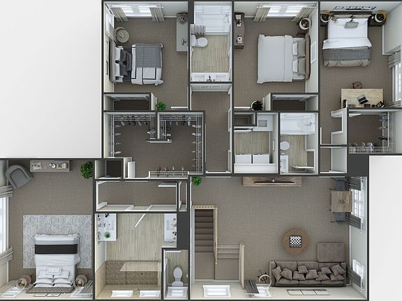 Johnson Pond Second Floor 3D Floor Plan