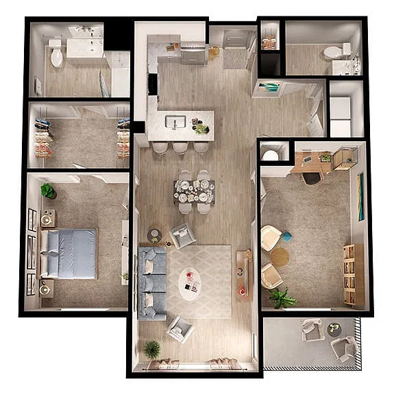 Floor plan B1