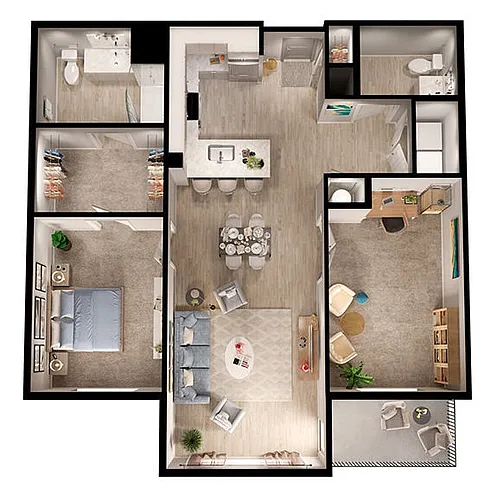 Floor plan B1