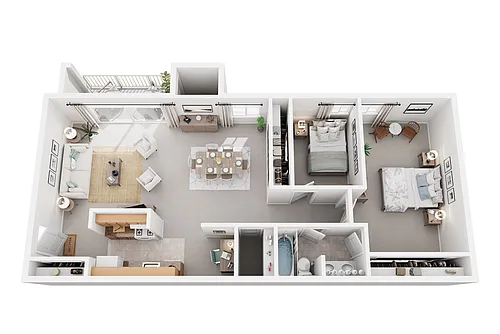 Floor plan 2 Bedroom