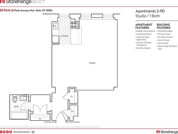 2nd image of 20 Park Ave APT 8D