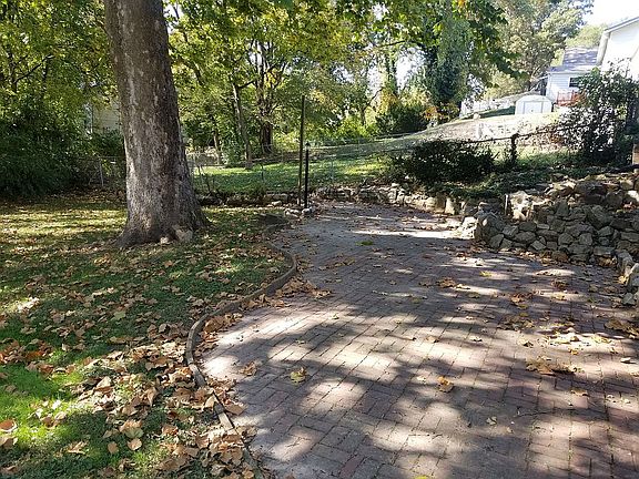 Beautiful large brick patio