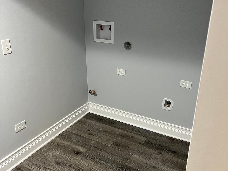 laundry and fridge area