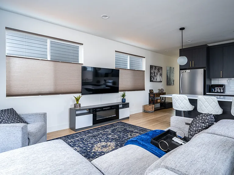 Custom top-down cellular blinds for privacy